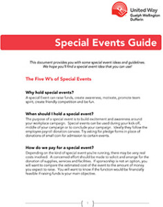 guide for special events